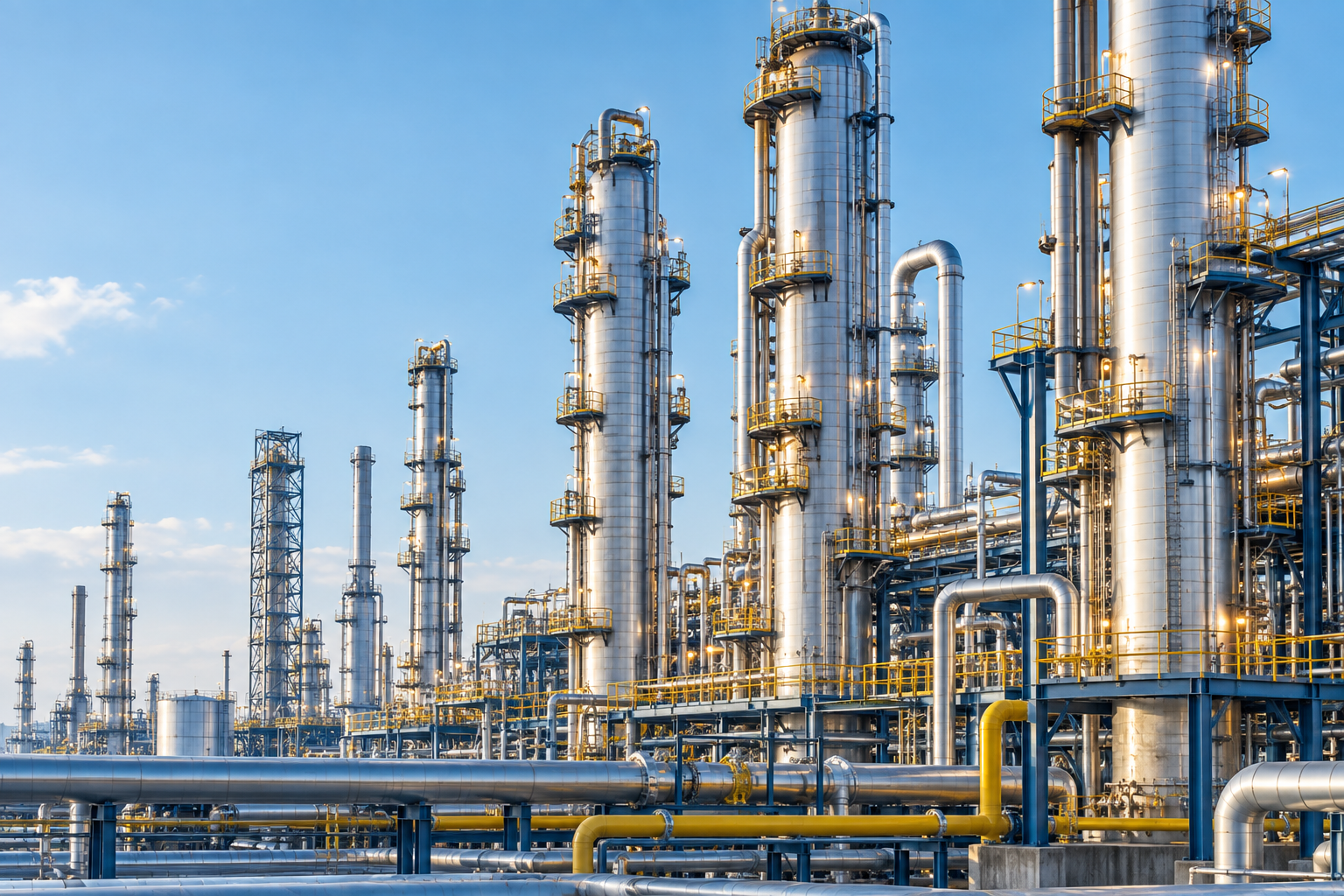 Refinery towers and process equipment